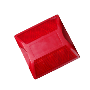 K-lite Заводская распродажа PMMA квадратная пластиковая дорожная шпилька кошачий глаз для проезжей части предупреждающий отражающий свет - Product Image 3