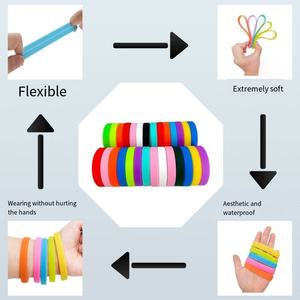 Pulseras de Silicona Personalizadas 2026, Crea tus Propias Pulseras de Goma de 12mm, Ecológicas, con Mensaje y Logotipo Impresos, Alta Promocionalidad - Product Image 4