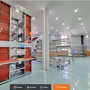 Jaulas de batería para gallinas ponedoras, 96-160 aves, para granjas avícolas, diseño galvanizado en caliente, para la producción de <span class=keywords><strong>huevos</strong></span> - Product Image 6