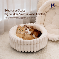 Nouveau tapis rond pour chien, épais, personnalisable, anti-froid, pour petites races et chats, en vente promotionnelle