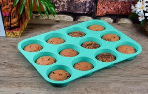 Không Dính 12 Ly Muffin Pan Silicone Cupcake Khuôn - Product Image 5