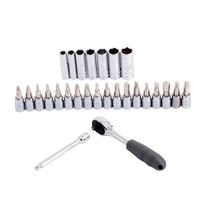 Fabricant professionnel de boîtes à outils de réparation automobile, ensemble d'outils mécaniques combinés, 55 pièces, qualité professionnelle, jeu de douilles de 6,3 mm