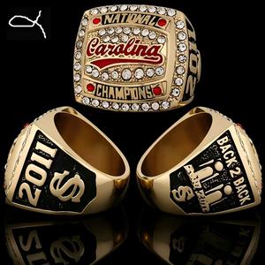 Vente en gros Bague de championnat de la première <span class=keywords><strong>division</strong></span> des États-Unis, équipe de combat de poulets de Caroline du Sud 2010-2011 - Product Image 1