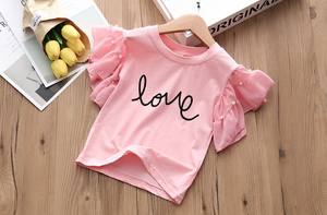 Conjunto de Ropa para Niñas Bebés 2022, Camiseta de Manga Corta con Letras + Pantalones, Conjuntos Económicos - Product Image 4