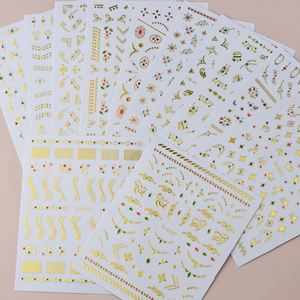 12 Piezas de Adhesivos para Uñas <span class=keywords><strong>con</strong></span> Diseño de Estrella y Rayas Plateadas en 3D, Calcomanías Francesas <span class=keywords><strong>con</strong></span> Efecto Bronceado, Decoración de Uñas <span class=keywords><strong>con</strong></span> Ondas, 10*8cm, Líneas Triangulares de Arcoíris para Manualidades - Product Image 5