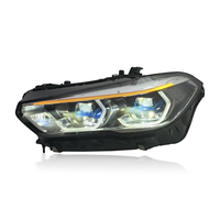 Phares laser automatiques SJC pour BMW X5 G05 2019-2022 phares modifiés mise à niveau vers de nouveaux feux de jour de lampe frontale laser