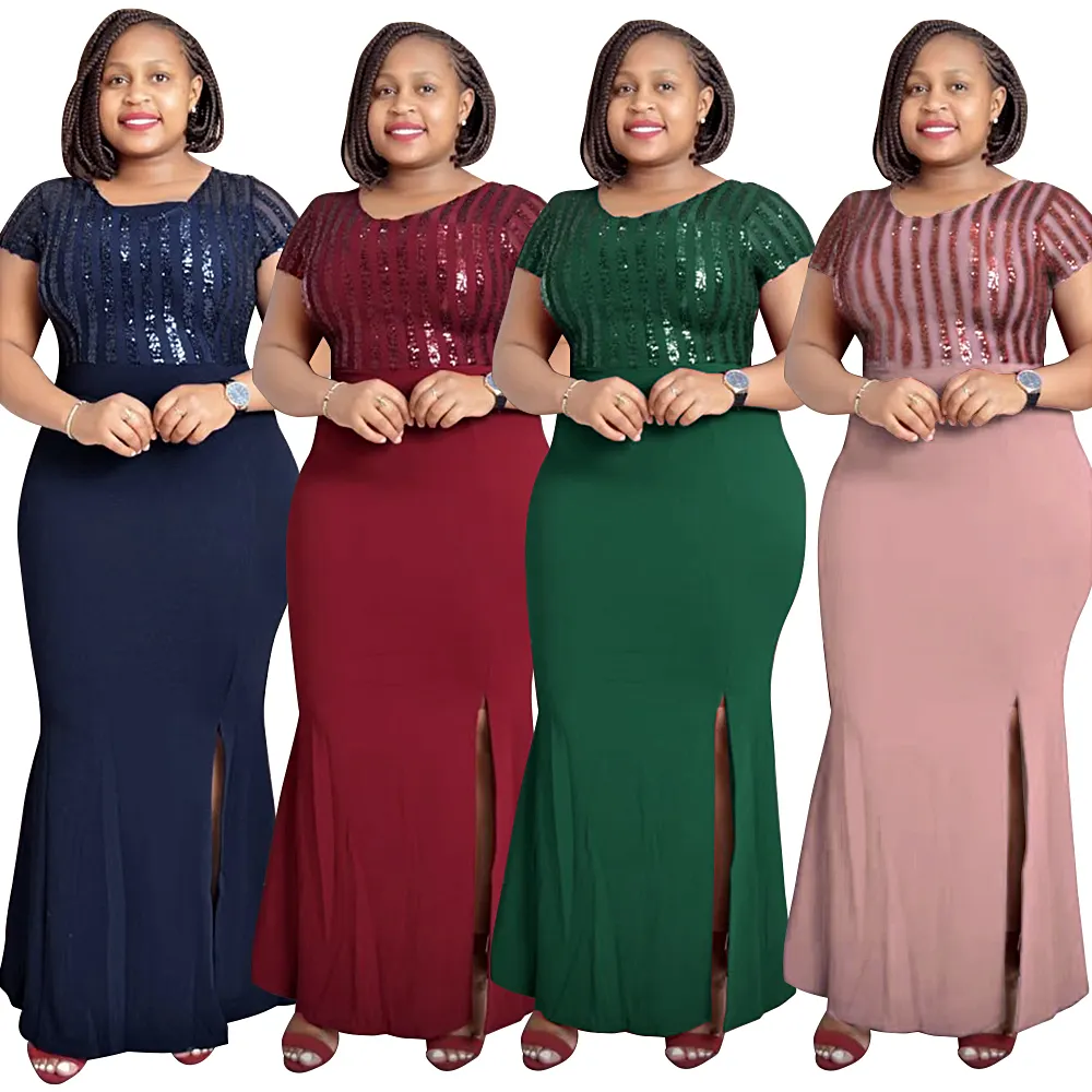 2024 nuovo Design africano abiti da festa di nozze per le donne di moda Maxi abito Dashiki Dress