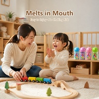 Yaourt lyophilisé pour bébé, 22g, avec morceaux de fruits, 6 probiotiques actifs, sans danger pour la déglutition, boîte de voyage portable