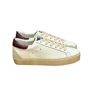 Baskets unisexes classiques rétro Super Star vert et rose en cuir véritable, respirantes, souples, design sport printanier, Ballstar, pour la marche - Product Image 3