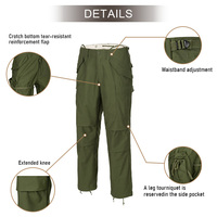 Pantalon de travail tactique d'extérieur respirant et résistant à la déchirure, taille mi-haute, avec fermeture éclair, personnalisé, imperméable, KSP-MFP-NC M65