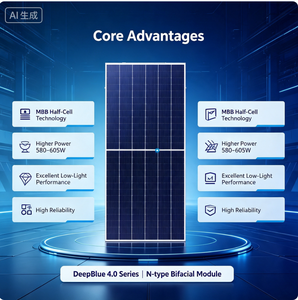 Pannelli Solari Monocristallini PERC JA da 580W di Grado Proiettivo, Tipo N, Efficienza 27%, Certificati TUV per l'Avanguardia nelle Nuove Energie - Product Image 3