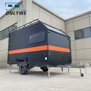 ONLYWE Petite caravane avec intérieur complet, capacité 4 personnes, cabine isolée <span class=keywords><strong>pour</strong></span> le camping en toutes saisons - Product Image 4