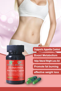 Capsules détox ventre plat ventre plat 28 jours Comprimé minceur pour perte de poids Capsules de figurine 100% bio Pilules de garcinia cambogia moringa - Product Image 4