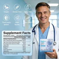 OEM ODM Marque Privée 1200mg NAD+ Liquide en Sachet Stick avec Resvératrol PQQ Glutathion Astaxanthine, Anti-âge Cellulaire Vente en Gros
