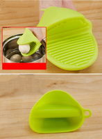 Gants de cuisine résistants à la chaleur, ustensiles de cuisson bon marché, maniques de cuisine en Silicone