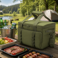 Meilleure vente Sac isotherme moderne et tendance pour 48 canettes de bière en polyester avec couche thermique pour le stockage des aliments frais