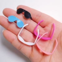 200 mini-lunettes d'été pour maison de poupée, accessoires en plastique pour poupées Barbie, jouet pour enfants, décoration de bureau mignonne