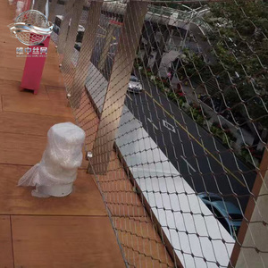 Nhà Máy Giá 304 Thép Không Gỉ Cầu An Toàn <span class=keywords><strong>Net</strong></span>-X-Loại Linh Hoạt Mùa Thu Hệ Thống Bảo Vệ Cho Khác Nhau Kết Cấu Thép - Product Image 4