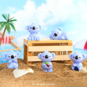 จี้เรซิ่นรูปโคอาล่าการ์ตูน 3 มิติ DIY ของตกแต่งโต๊ะทำงาน เครื่องประดับแฟชั่น ของขวัญสำหรับทุกเพศ - Product Image 1
