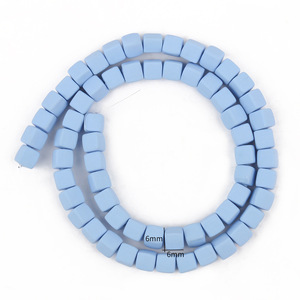 Perline Heishi Quadrate Monocolore per Creazione di Braccialetti - Product Image 4