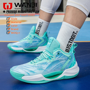 Nouveau Style Fashion Mesh Sports Wide Basketball Style Chaussures Baskets pour Hommes - Product Image 5