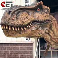 Modèle de tête de dinosaure réaliste de Zigong, très populaire pour les centres commerciaux, les costumes de dinosaures animatroniques et les musées de dinosaures