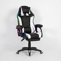 Allemagne Chaise De Gaming RGB air Cooling Warm up Lumber Back Cushion RGB Gaming Chair Full Massage Backrest Sillas Gamer