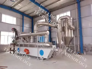 ZLG Continuous Vibrating Fluidized Bed Dryer For Food And Chemical Product