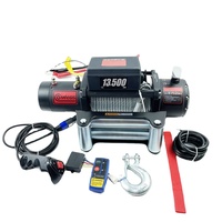 DAO Meilleures ventes 13500lbs 24v ou 12v Noir Électrique AUTO ATV ODM Diamètre 64mm 220mm 12VDC 13500 Lbs