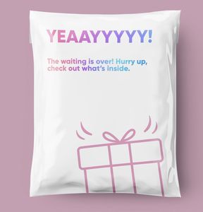 Plastic Mailer Shipping Package <b>Envelope</b> Bag Self Adhesive <b>White</b> Poly Currier Bag Product Packaging Bag Color OEM/ODM Service - Product Image 4