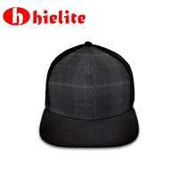 Casquette de baseball populaire en velours côtelé et denim, style chauffeur de camion, avec contraste de couleurs, logo brodé, marque personnalisée, vente en gros d'usine