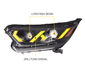 AURON 2017-2022 12V Nuevo Conjunto de Faros Delanteros LED DR-L Completos 6000K 60W para Honda CR-V, Reequipamiento/Actualización - Product Image 2