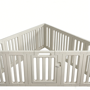 Barrera de Plástico Sólido para Mascotas de Interior con Cierre de Botón, Compatible con Perros Grandes y Pequeños, Divisor de Espacios Libremente Combinable, Anti-Escape para Mascotas, Precio de Fábrica - Product Image 5