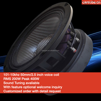Subwoofer para Coche de 6 Pulgadas y 6.5 Pulgadas con Calidad de Sonido 92dB, Potencia RMS 200W y Pico 400W, para Medios y Graves