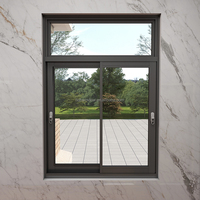 Ventanas Corredizas Modernas de Aleación de Aluminio Lineales, Minimalistas, Resistentes a Huracanes, Insonorizadas, con Gran Ventilación, Aislamiento Térmico y Energía
