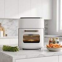 Friteuse à air numérique intelligente électrique 15L 1400W pour la maison, grande capacité, sans huile et cuisson rapide, vente en gros d'usine OEM