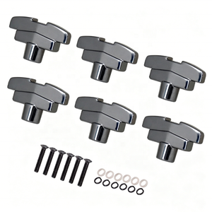Clavijas de Afinación de <span class=keywords><strong>Guitarra</strong></span> de Metal Dorado, Perillas en Forma de T con <span class=keywords><strong>Kit</strong></span> de Tornillos <span class=keywords><strong>para</strong></span> Guitarras Acústicas, Eléctricas y Folk - Product Image 3