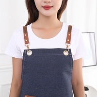 Tablier de cuisine parfait pour chef, tablier personnalisé en jean pour barbier, tablier de travail pour homme adulte en jean avec crochets métalliques et poches à outils pour la cuisine