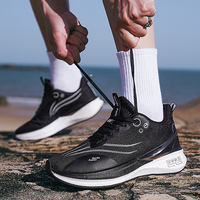 Chaussures de course décontractées ultra légères, semelles souples amortissantes, chaussures de sport respirantes et légères, chaussures de course pour hommes