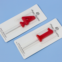 Bougies Chiffres d'Anniversaire en Cire de Paraffine pour Décoration Maison, Vente en Gros, Bougies Chiffres Personnalisées pour Gâteau avec Fourniture OEM