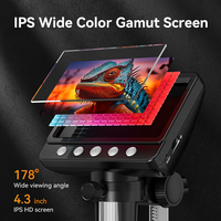Monocular Electron Microscope Camera 1000X 4.3" HD LCD Screen Photo Video Optics Digital Microscope OEM/ODM for Mobile Repair