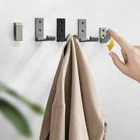 Boucle de fixation pliable en alliage d'aluminium, finition anodisée mate, accessoire de connexion invisible multi-usages pour table et chaise