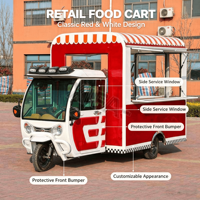 Camion-restaurant Step Van : Conception modulable, accès facile pour un service rapide pendant la pause déjeuner