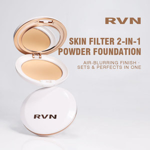 <span class=keywords><strong>RVN</strong></span> Polvo Compacto 2 en 1, Polvo Fijador de Maquillaje, Minimizador de Poros, Corrector, Polvo Fijador Facial Ligero y Mate - Product Image 1