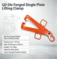 Pince de levage de fût d'huile OEM YQA en acier au carbone, outil de levage horizontal pour fûts