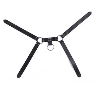 Fetish <span class=keywords><strong>Slave</strong></span> Men Correa de cuero Arnés Bondage BDSM Disfraces de cuero masculinos - Product Image 4