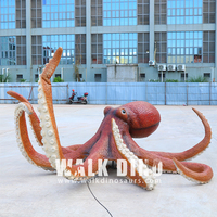 Kunden spezifische Marine Park Marine Organismus Statue Realist Fernbedienung Tiermodell Tier Anima tronik