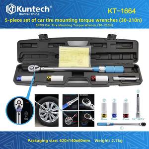 Juego de Llaves Dinamométricas Kintai para Desmontaje/Instalación de Tornillos de Neumáticos de Grado Industrial, <span class=keywords><strong>Antirrobo</strong></span>, para Cubo de <span class=keywords><strong>Rueda</strong></span>, KUNTECH - Product Image 2