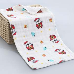Serviette pour bébé, mouchoir, bain, enfant, mousseline, 6 couches de coton, doux, débarbouillette pour tout-petit, lingette, bavoir pour nourrisson, nourrisson, bavoir d'alimentation - Product Image 5