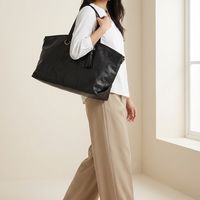 Bolsos Tote de Cuero Genuino Directo de Fábrica para Mujer, Bolsos de Mano Personalizados al por Mayor de Gran Capacidad con Cuero Suave y Diseño Clásico